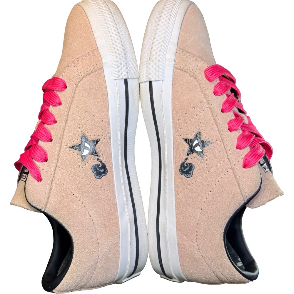 Converse One Star Pro Sage Elsesser Unisex 6.5W 5M Pink Suede Excellent A04135C - Picture 5 of 11